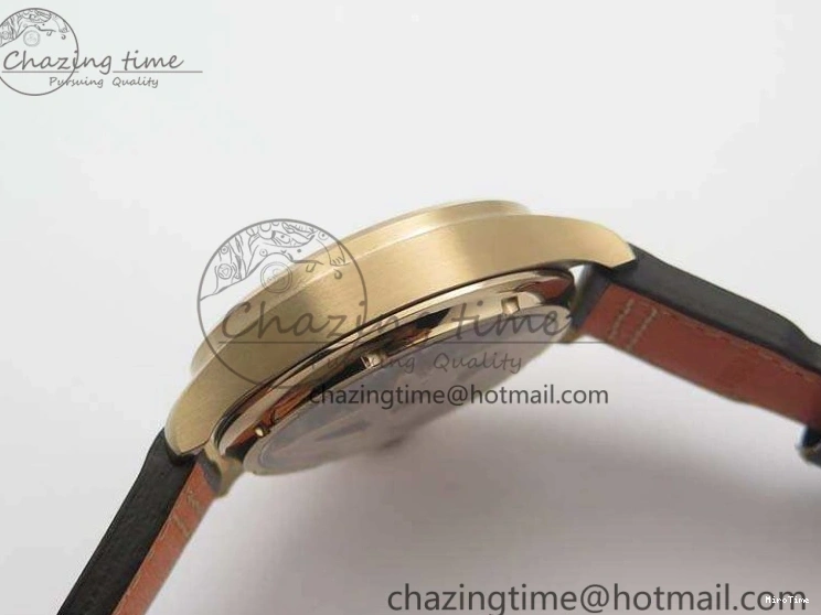 MIROTIME 0510 Popular Big Pilot Real PR IW502706 RG YLF 1:1 Best Edition Brown Dial On Calfskin Strap A 7223